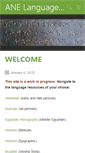 Mobile Screenshot of anelanguages.com
