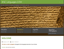 Tablet Screenshot of anelanguages.com